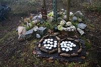  27. April 2013 - wir haben 29 Kerzen für Samuel mitgebracht - leider wollten sie beim kühlen Nieselregen nicht brennen